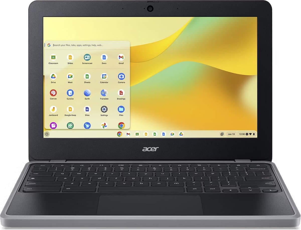 Acer Chromebook C723T-TCO-K7NP MediaTek MT8183 29,5 cm (11.6") Touchscreen HD 4 GB LPDDR4x-SDRAM 32 GB Flash Wi-Fi 6 (802.11ax) ChromeOS Zwart