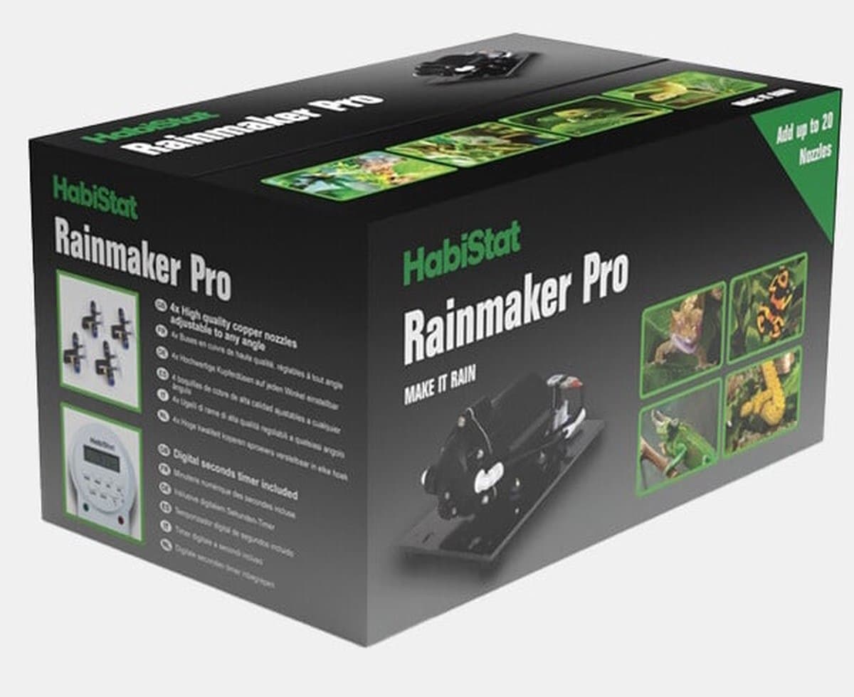 HabiStat Rainmaker Pro terrarium sproeisysteem met 4 sproeiers en timer