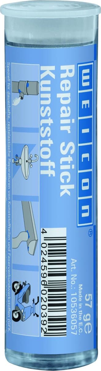 WEICON Repairstick Kunststof – Lichtblauw 57g