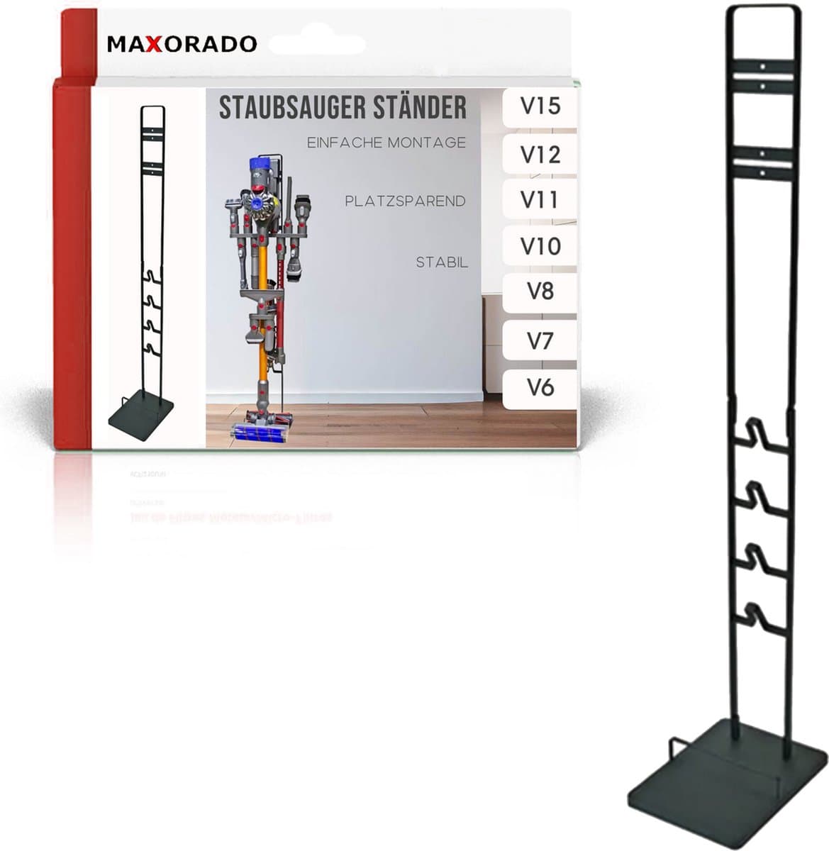Maxorado Stofzuiger standaard Universeel - houder geschikt voor Dyson stofzuiger V15, V12, V11, V10, V8, V7, V6 – accessoirehouder