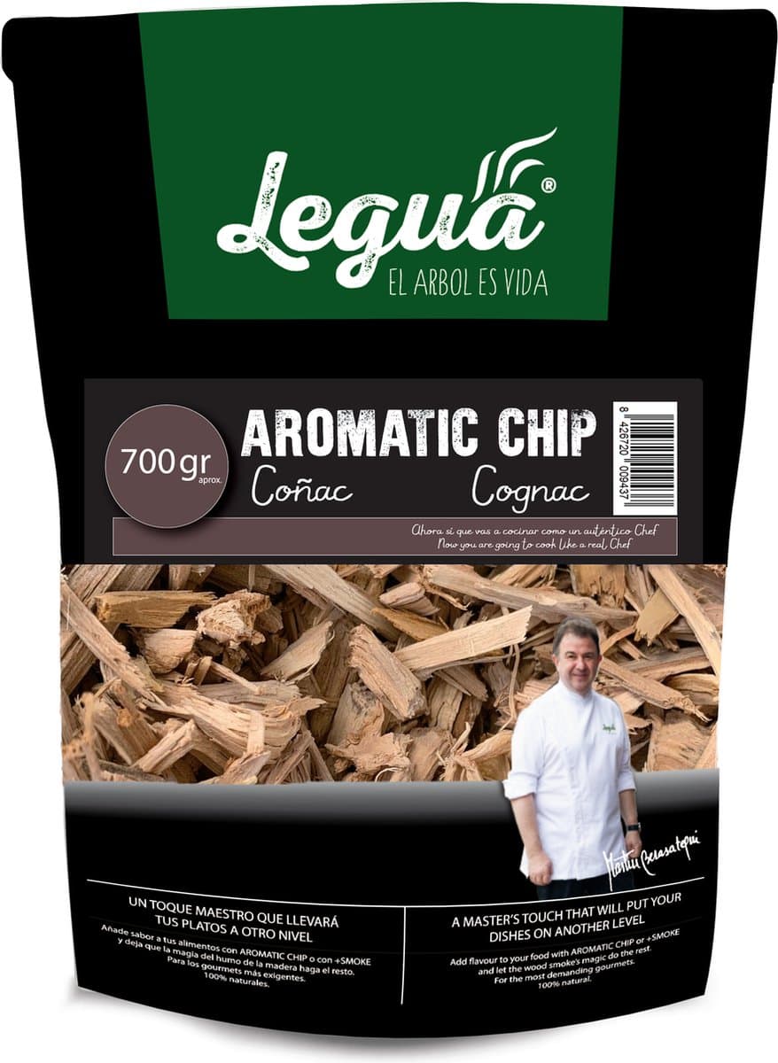 Rooksnippers Cognac zak 700gram - duurzaam geproduceerd! Nieuw in het assortiment!!!