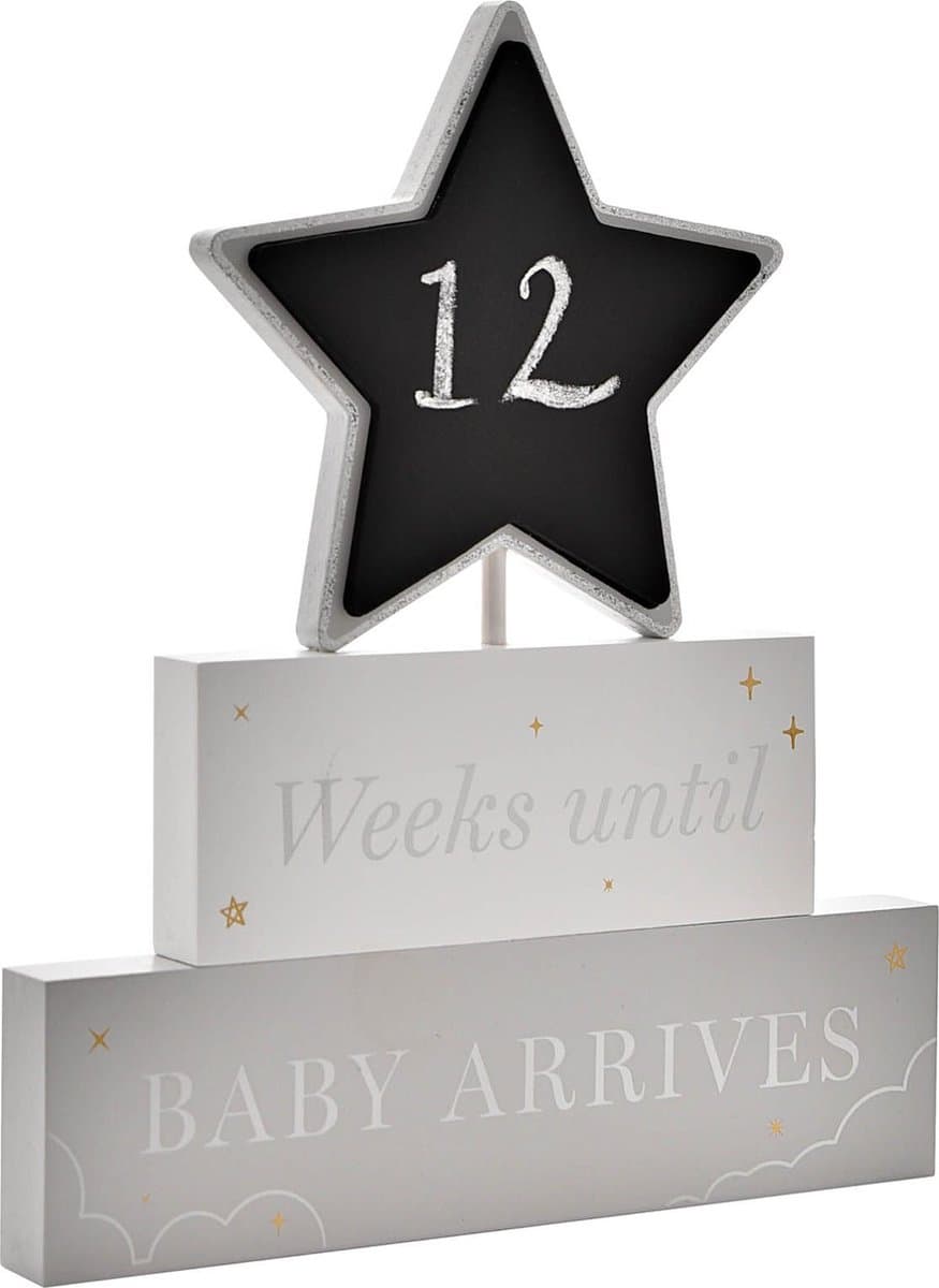 Decoratieblok Bambino by Juliana - Aftellen tot geboorte - Weekly Countdown