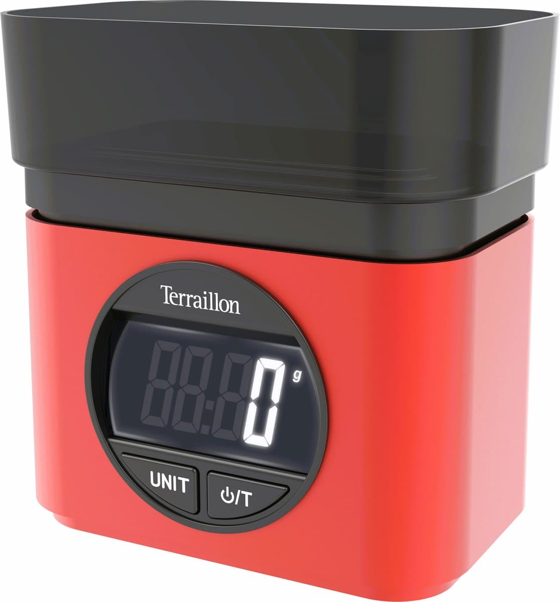 Terraillon BA22 Mythic rood - retro weegschaal incl schaal