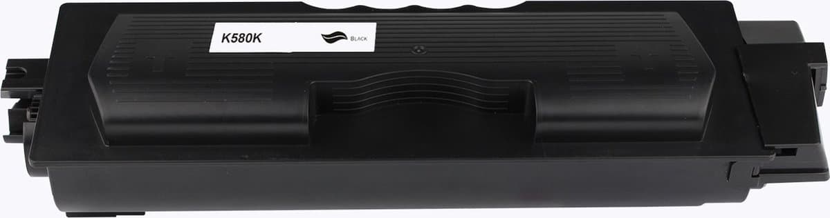 Kyocera TK-580K Toner Zwart 3500 Pagina's - Huismerk Compatible - FS-P6021 FS-C5150DN - TK-580K compatible TK-580K alternatief - Kyocera inktcartridge - Kyocera TK-580K Tonercartridge