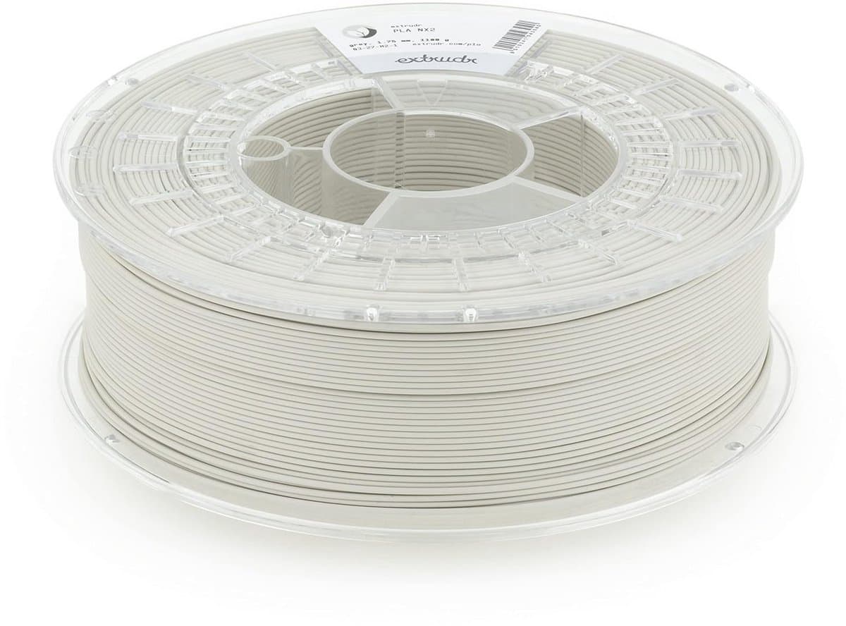 Matte 3D Printer Filament PLA ø1.75mm 1kg Grijs - Hoge Kwaliteit