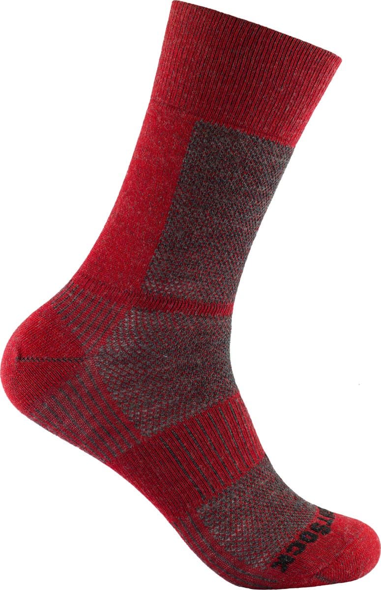 Wrightsock Merino Coolmesh II Grijs Fire Wandelsokken