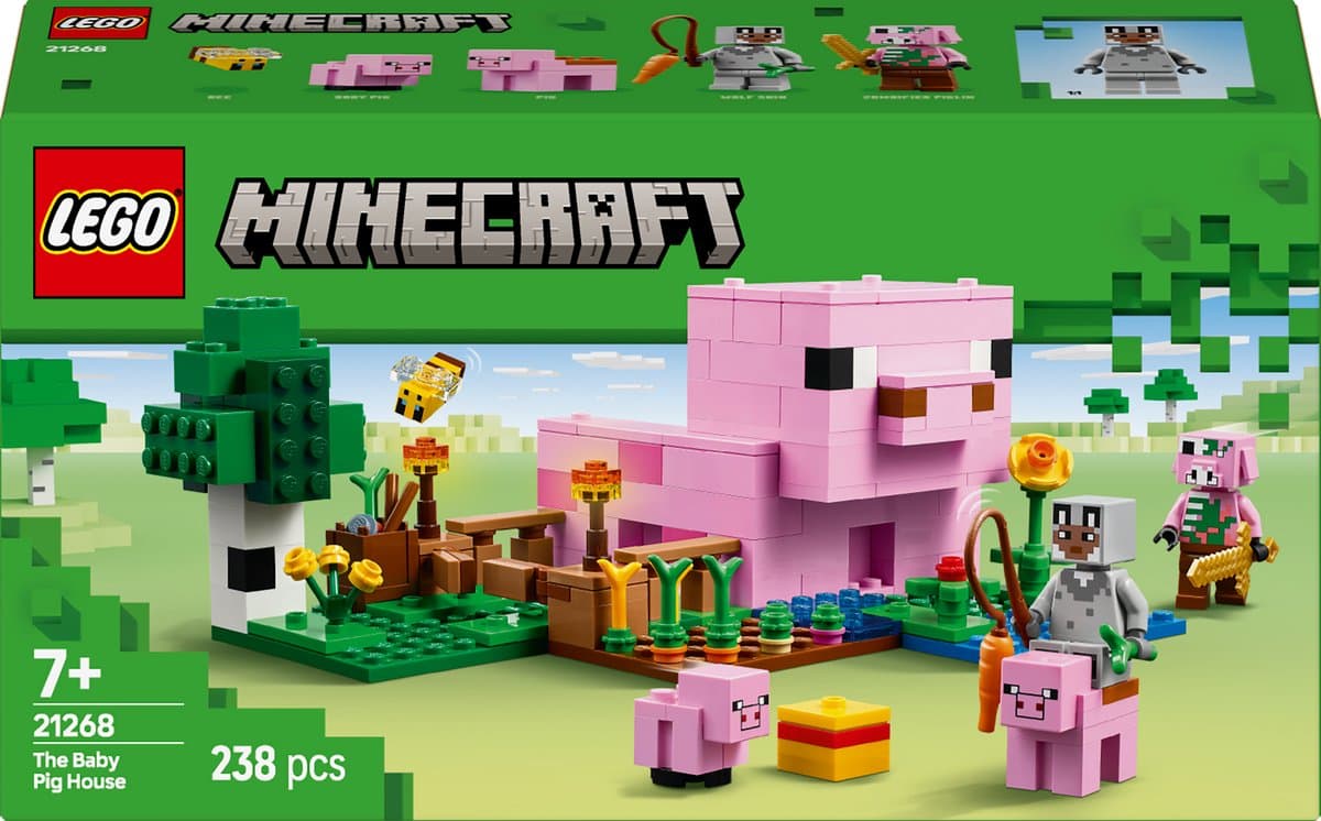 LEGO Minecraft 21268 Het huis van het biggetje