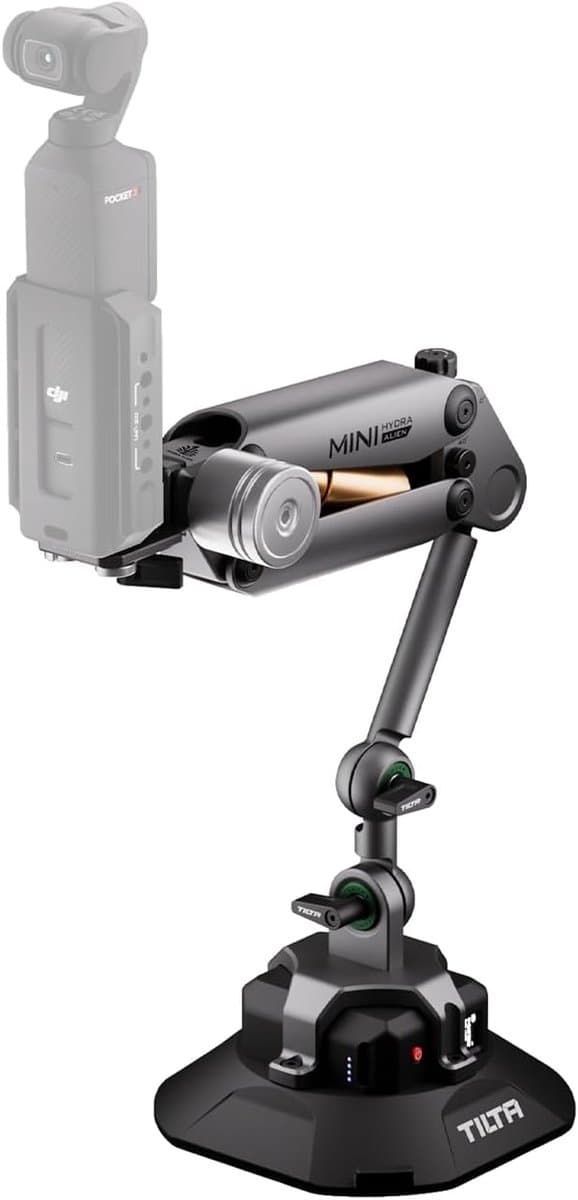 Tilta Hydra Alien Mini Elektronische Zuignapset compatibel met DJI Osmo Pocket 3 - Titaniumgrijs (HDA-T15-A-TG)
