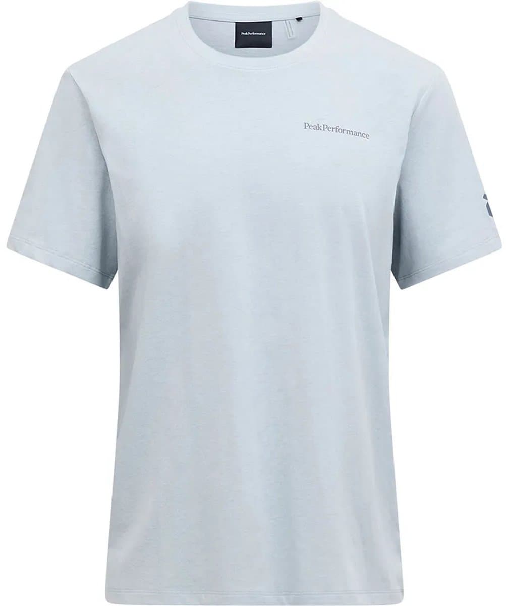 Peak Performance Explore Logo T-shirt Met Korte Mouwen Blauw M Man