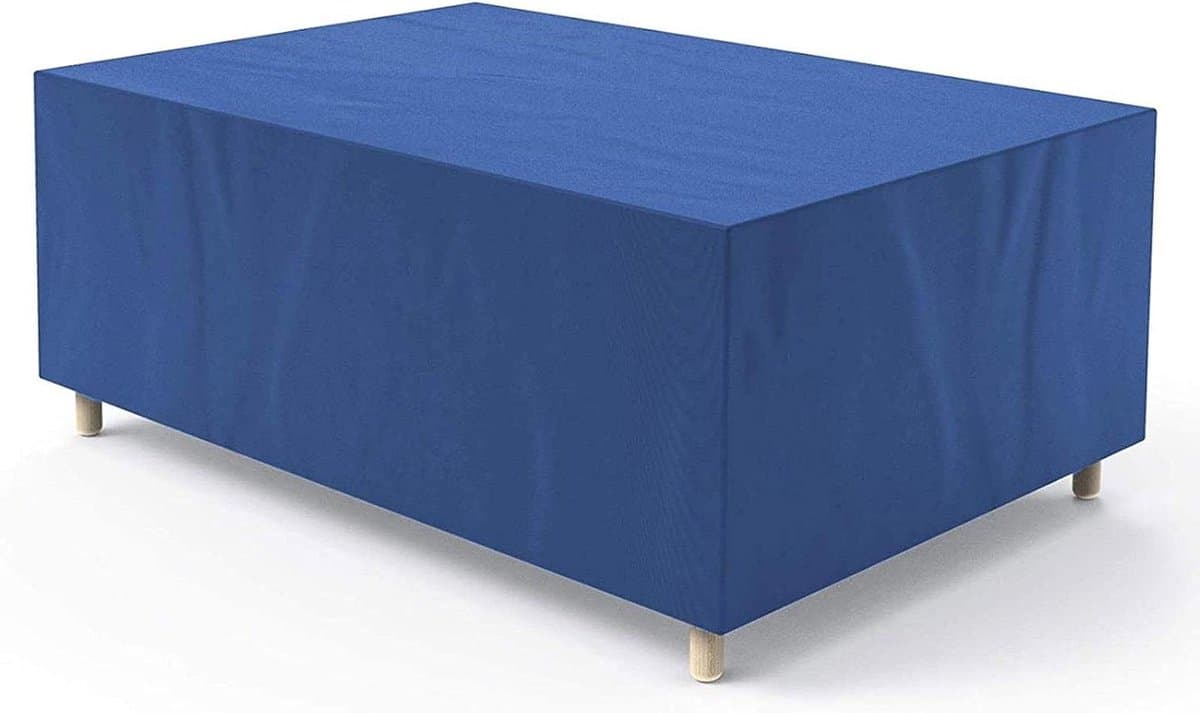 Tuinmeubelhoes - Terrastafelhoes Bankhoes - Meubels Beschermen - Scheurbestendig Oxford Stof - 330 x 213 x 58 cm - Blauw