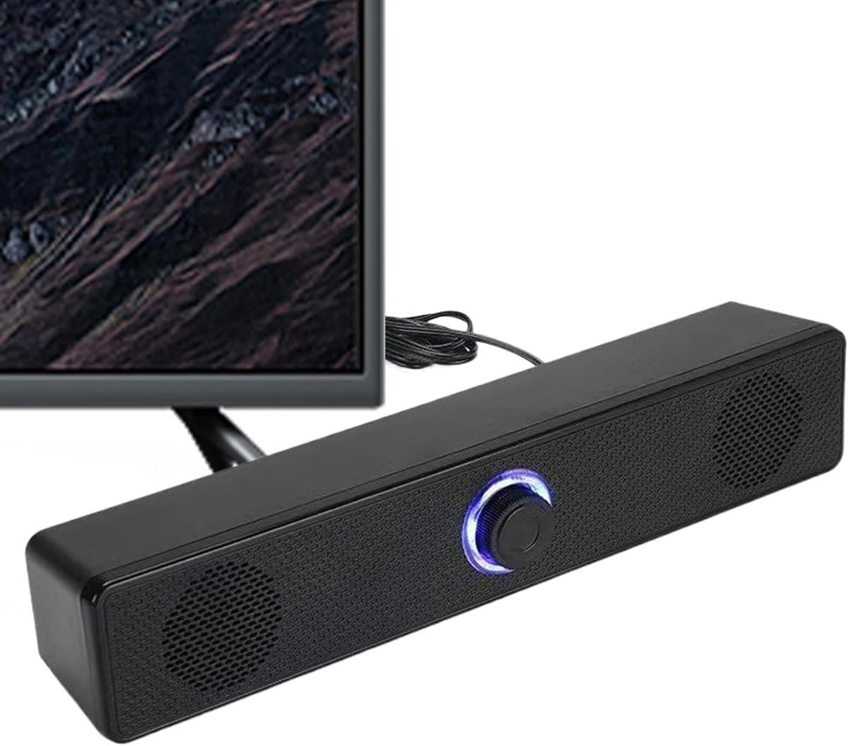 Audio Soundbar - Luidspreker Systeem - Films en Muziek - Verbeterd Geluid - 29.6 cm Lengte - Zwart