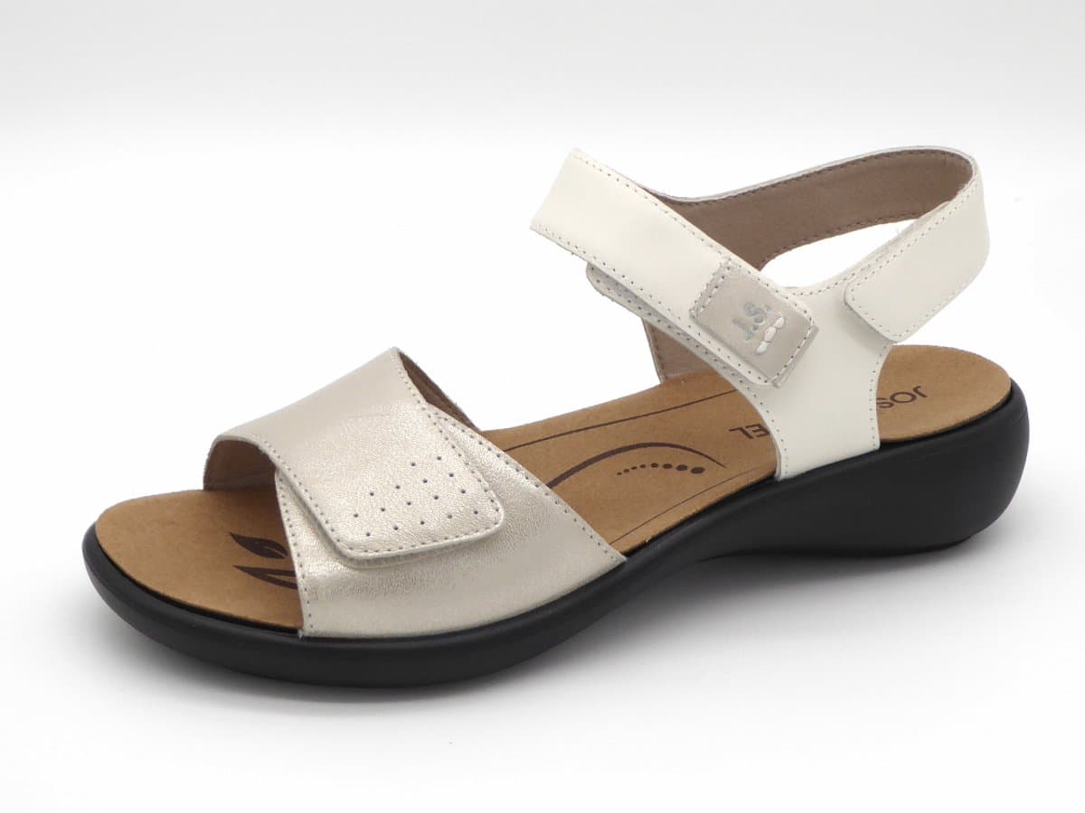 Josef Seibel Dames Sandaal Ibiza 13 - 86713-33-811Beige/Metallic - Maat 37