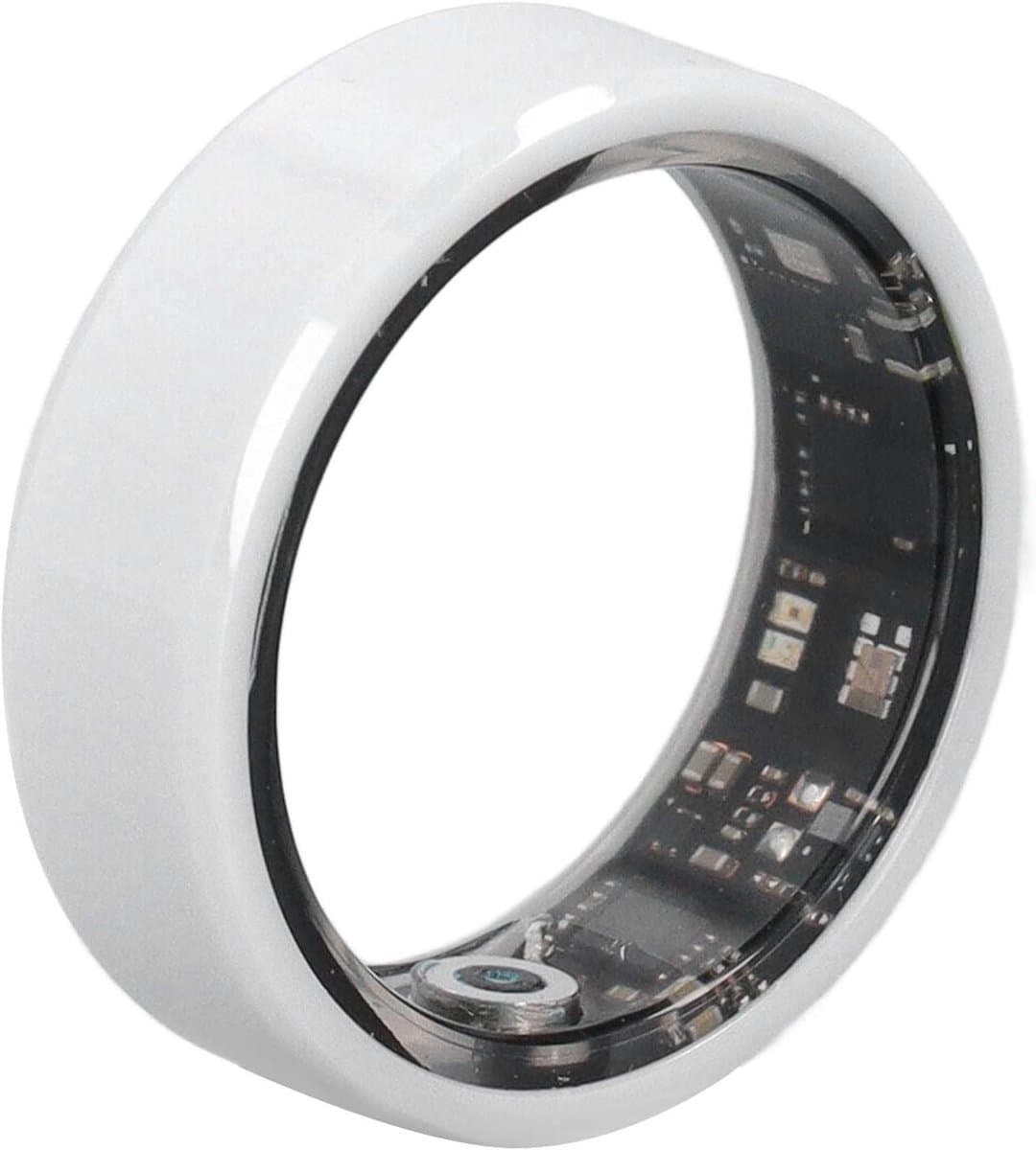 Slimme Ring - Gezondheidstracker - Gezondheid Monitoren - 7 Dagen Batterij - IP68 Waterdicht - Wit