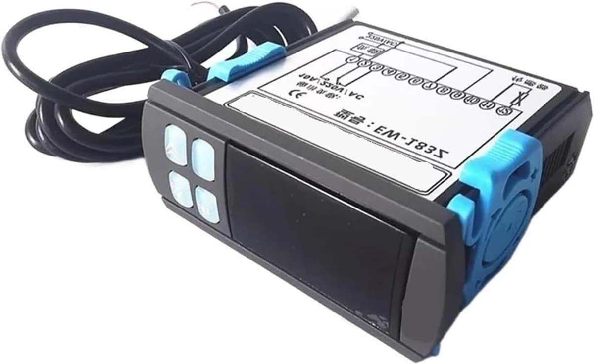 Temperatuur Controller - Bevriezing Regelaar - Proces Beheersing - Nauwkeurige Instelling - EW-183Z - Zwart