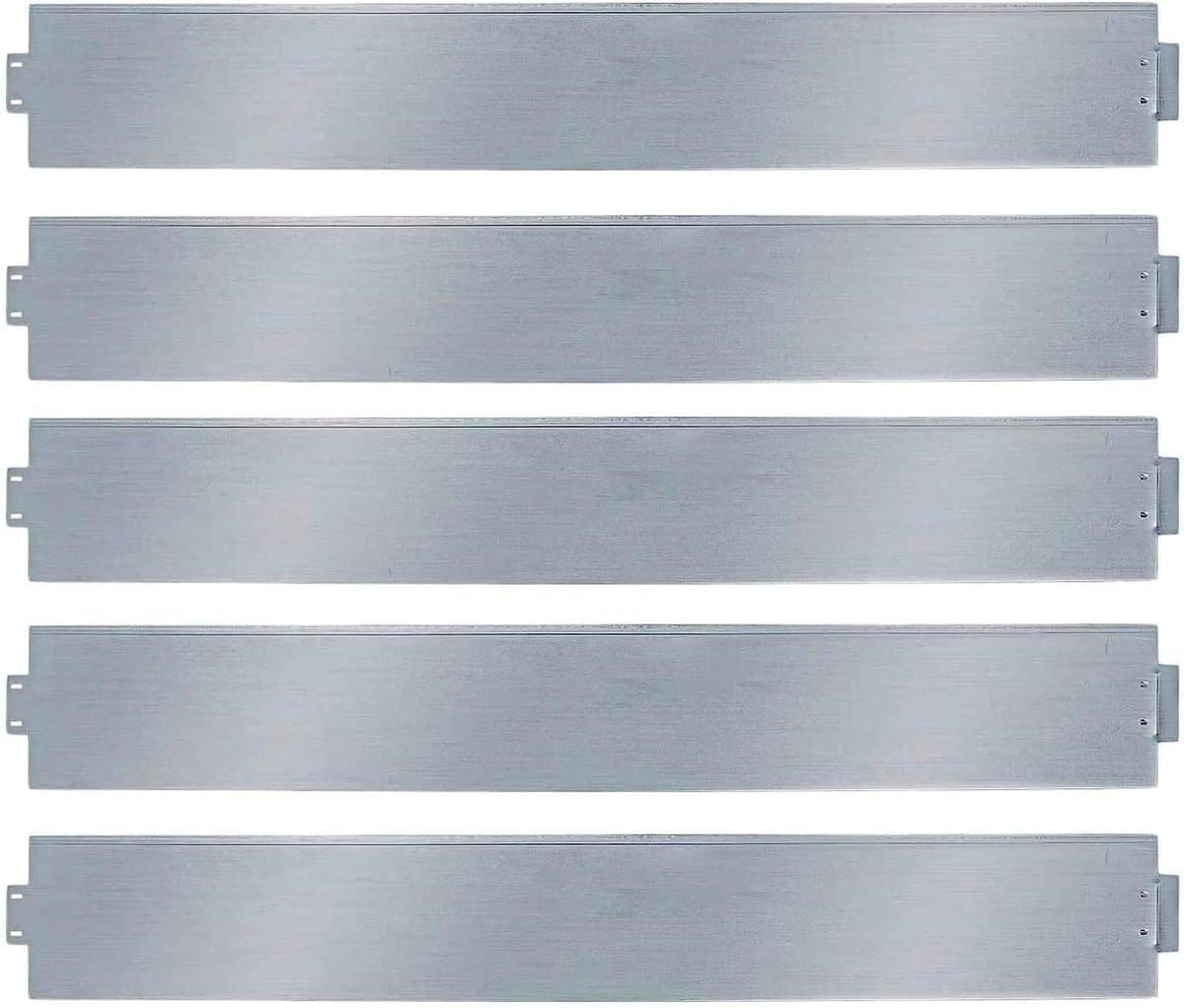 Lawn edge 40 m 100x14 cm metal flower bed border galvanized moaring edge flower edge - length 40 m height 14 cm palisade