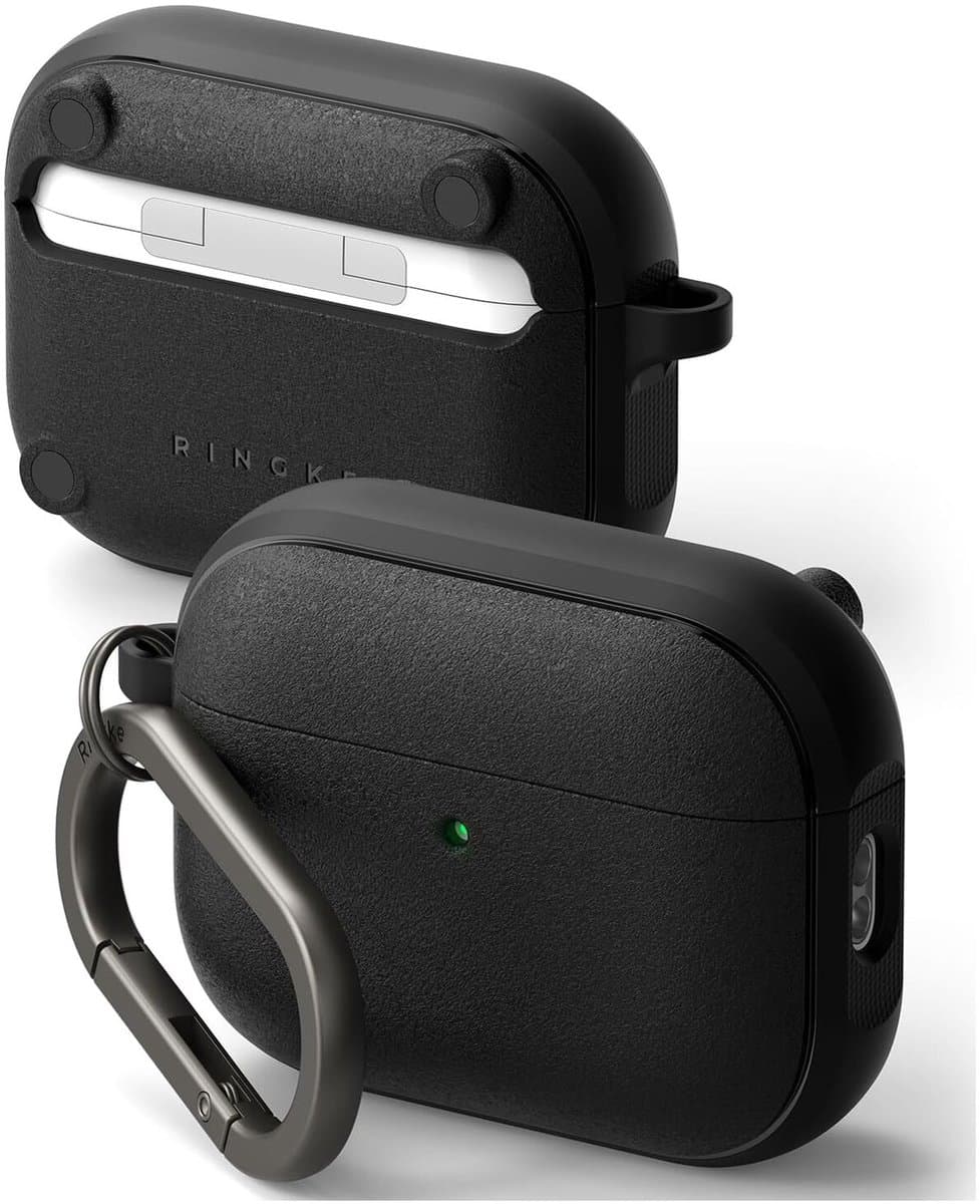 Ringke Onyx Magnetic Hoesje Geschikt voor Apple AirPods Pro 3 - Zwart