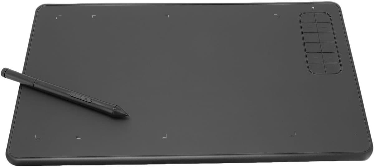 Digitale Tekentablet - Grafisch Tekenen - Online Cursussen - 8192 Drukgevoeligheid - 10x6 Inch - Zwart