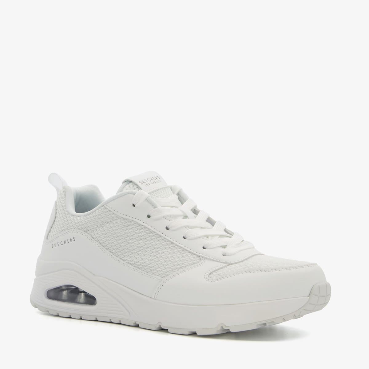 Skechers Uno Fastime heren sneakers wit
