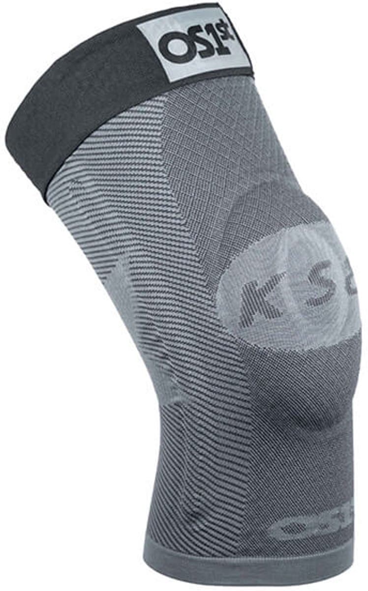Os1st KS8 kniebrace maat S - grijs - knieklachten - medische compressie - vermindert zwelling - bevordert doorbloeding - vochtafvoerend - ondersteunend - slipvast - perfecte pasvorm