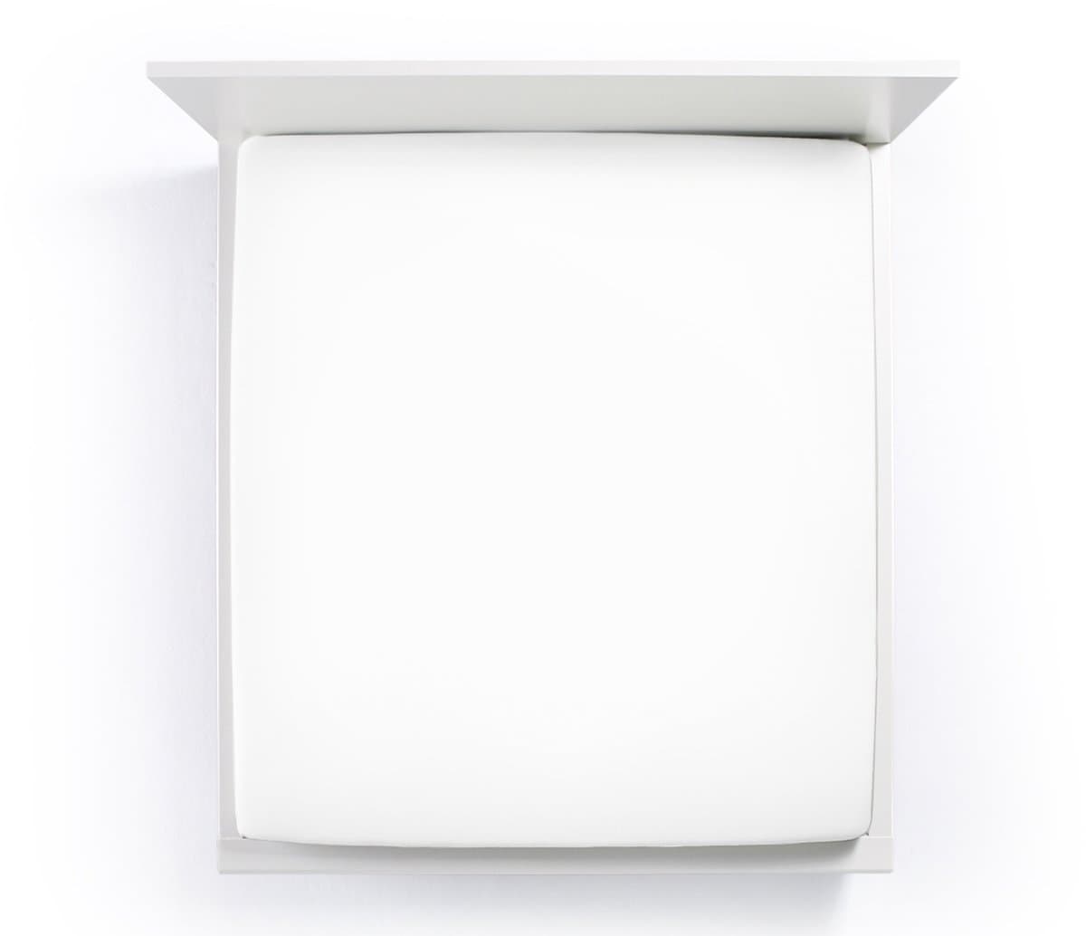 Bella Donna Alto Boxspringhoeslaken - Weiss-1000 140x200-160x220