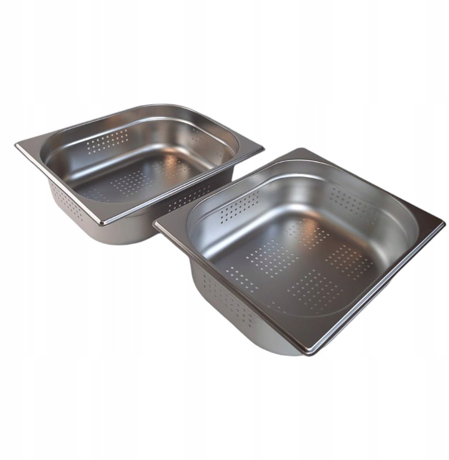 Perforatie Gastronorm Bak 1/2 RVS 5.7cm Diep - 2 Stuks