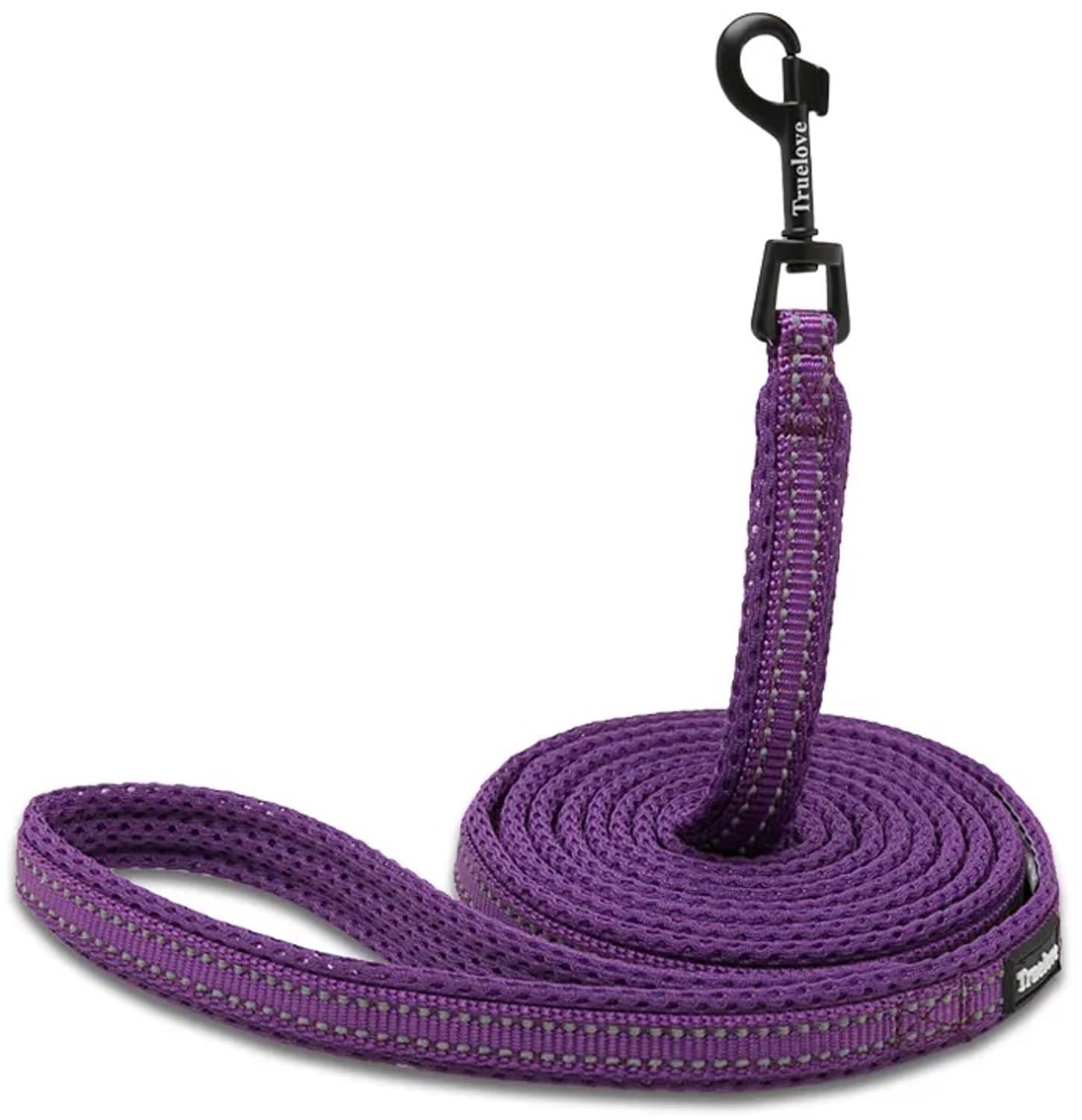 Truelove Active Hondenlijn Paars 200cm - Reflecterend & Stevig