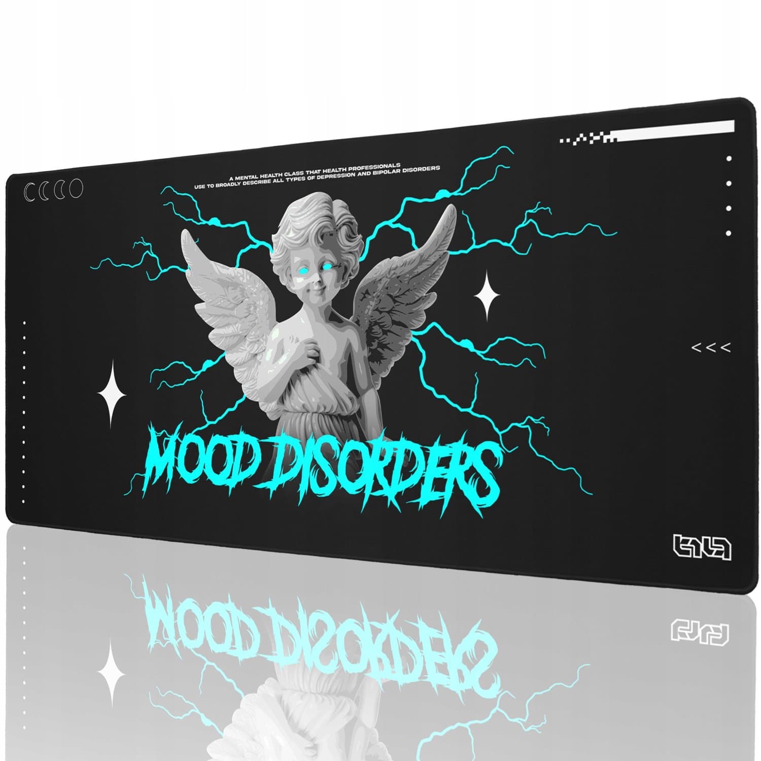 XXL Gaming Muismat 90x40 cm - Mood Disorders - HD Print
