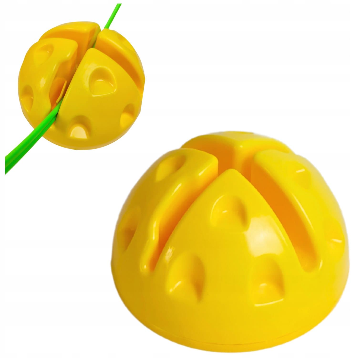 Gele Trainingspaalhouder - Balast voor 25mm palen