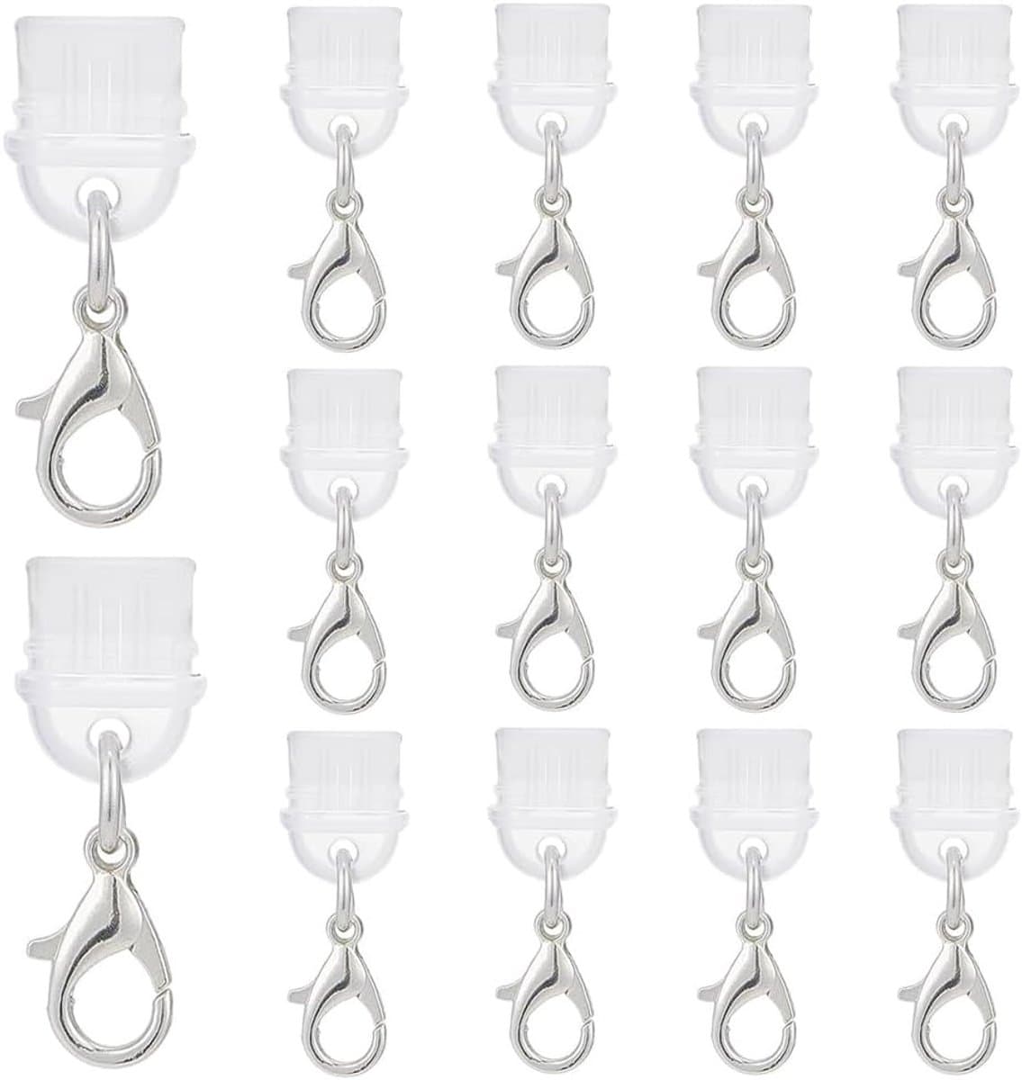 50 Stuks Telefoon Stofpluggen met Kreeftsluiting - Zwarte Type C Oplaadpoort Beschermers voor Mobiele Telefoons, Laptops en E-Books