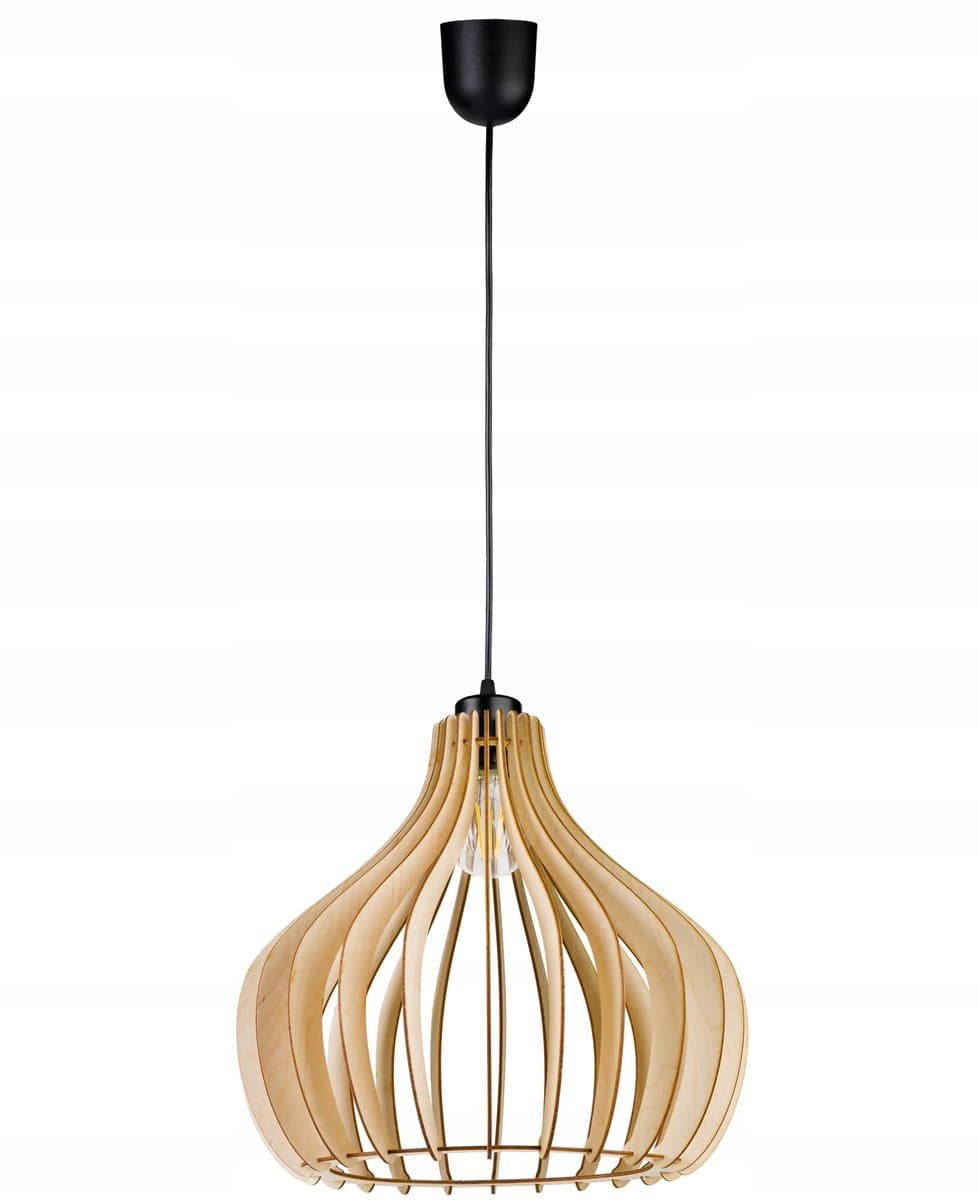 Hanglamp Loft Hout Ø40cm E27
