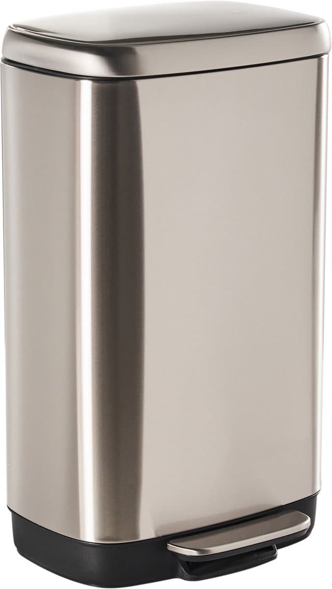 BELIANI ECOCOLLECT - Prullenbak - Zilver - 30 l - IJzer