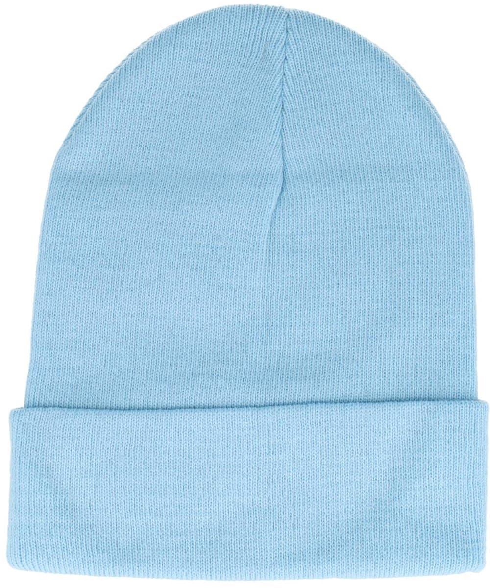Haarsoires Beanie Muts - Basic - Unisex - Lichtblauw - One Size - Trendy - voor Dames Heren & Kinderen