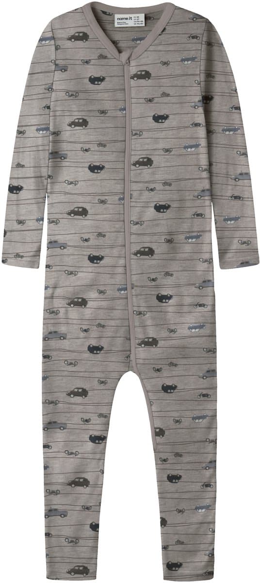 NAME IT - NBMWANG WOOL RIB NIGHTSUIT AOP NOOS - Baby - Pyjamas