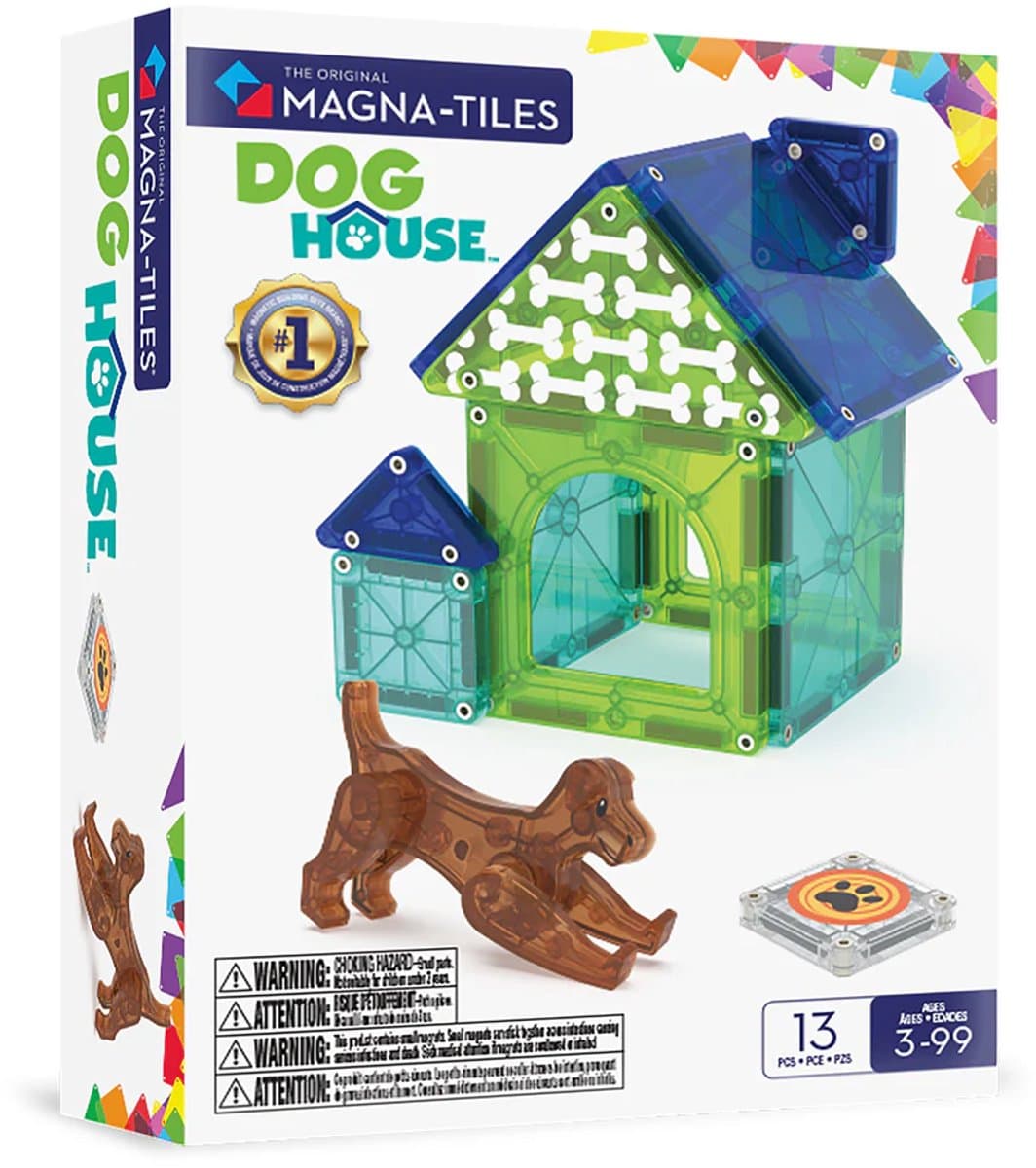 252013DH - MAGNA-TILES - Hondenhuis 13-delige set
