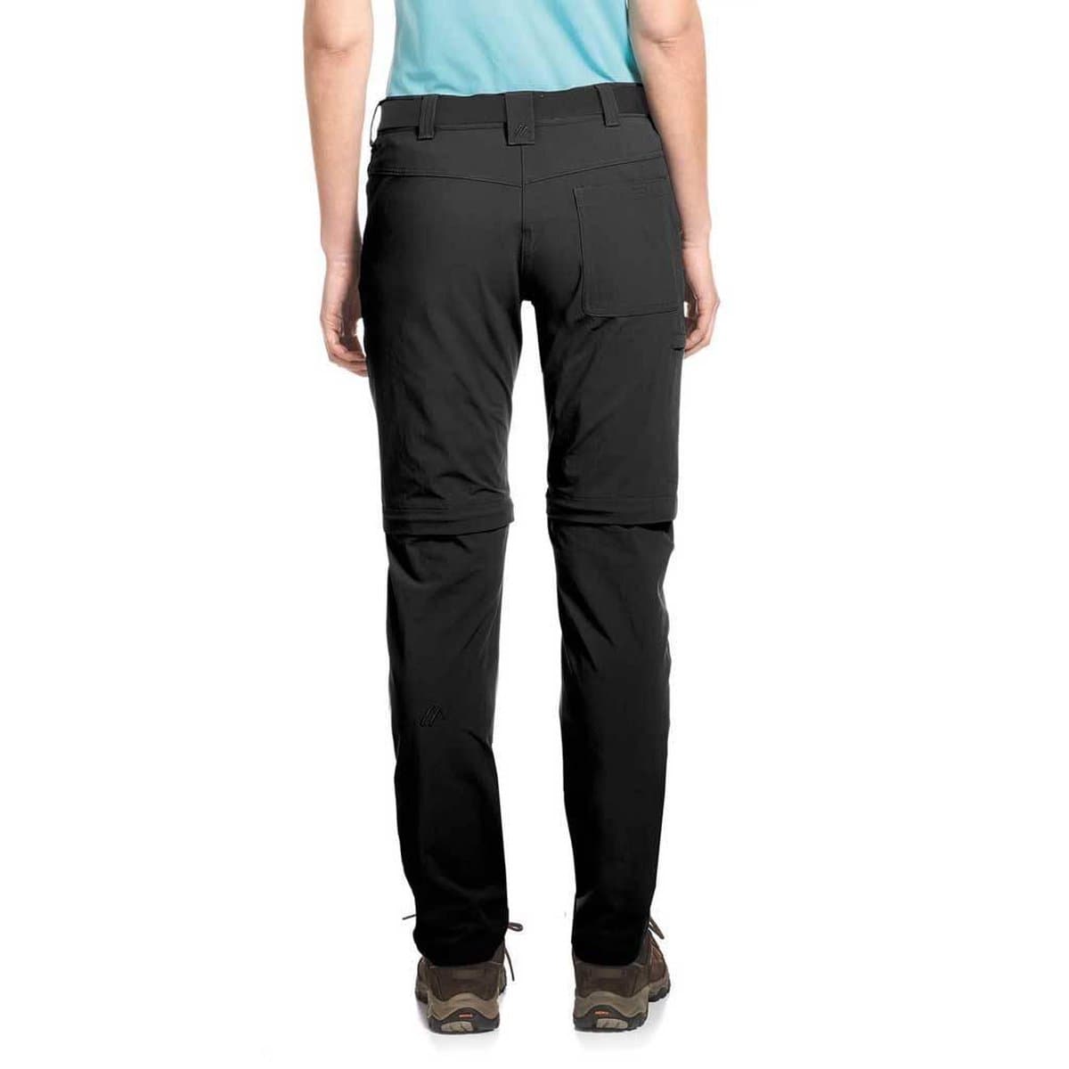 Maier Sports Inara Slim lange broek Dames Long zwart Maat 38-lang