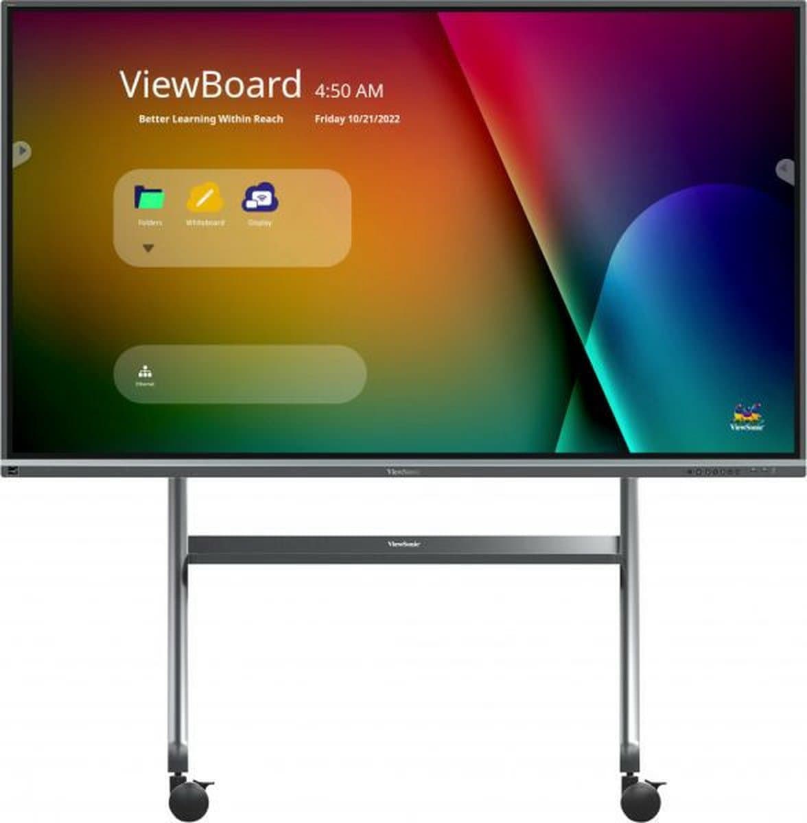 Viewsonic VB-STND-009 bevestiging voor signage-beeldschermen 2,67 m (105") Zwart, Zilver