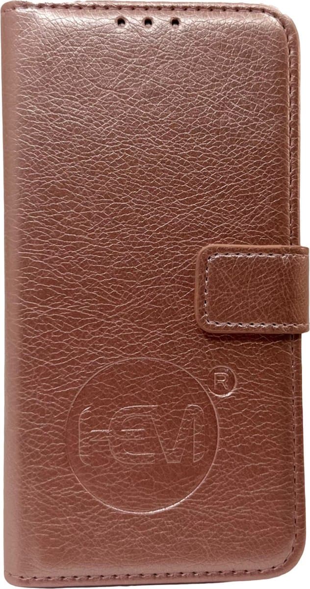 HEM leren Book Case - Geschikt voor iPhone 16 - Hoesje met 3 pasjesuitsnedes - Portemonneehoesje - iPhone 16 hoesje met pasjeshouder - Rose Gold