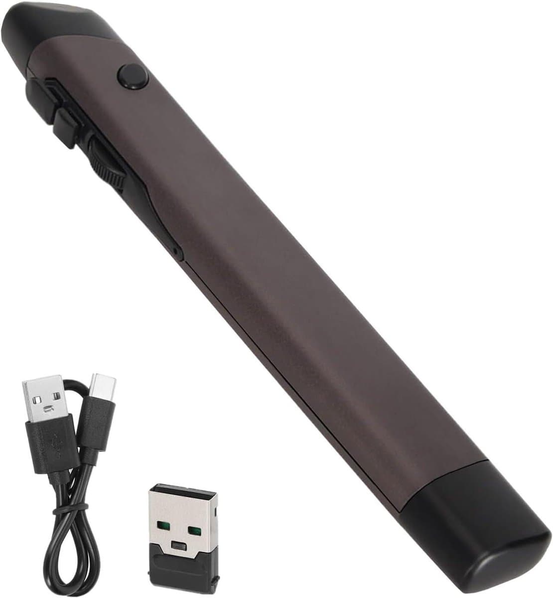 Draadloze Muispen - Stylus Pen - Presentaties en Tekenen - Dubbele Modus - 1200 DPI - Zwart