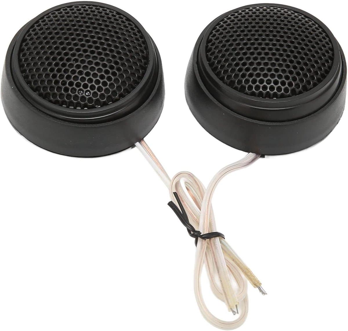 Auto Dome Tweeters - Auto Luidsprekers - Auto Geluid Verbeteren - Hoge Gevoeligheid - 1000W - Zwart