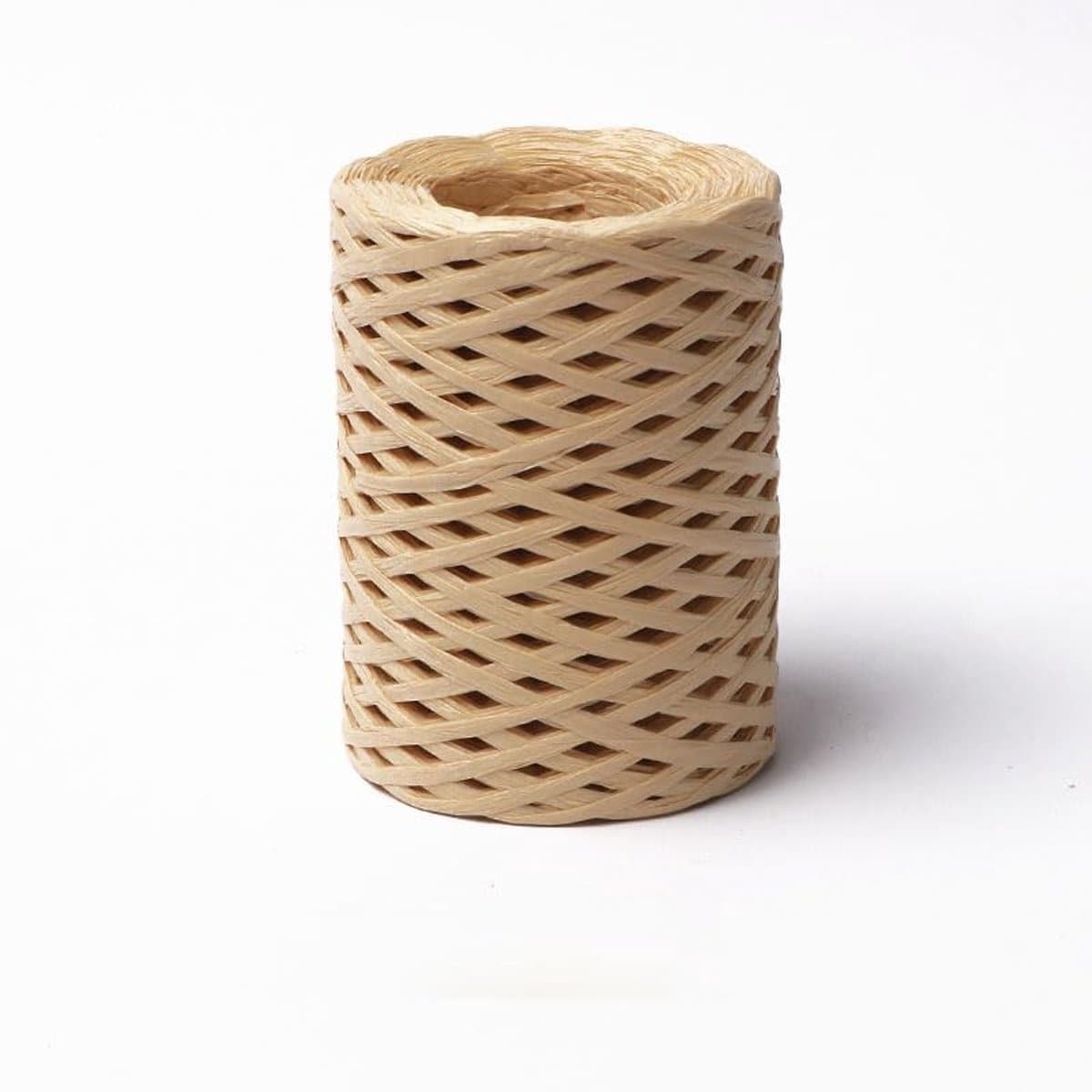 Dailygoods- Raffia Draad - Geweven String voor DIY Ambachten - Geschenkverpakking - Mand/Maken - Decoratie - Recyclebaar Materiaal - Papieren Touw