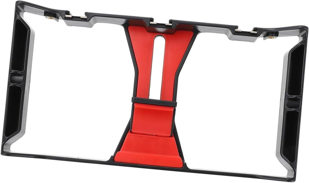 Telefoon Stabilisator - Video Rig - Vloeiende Video's - Intrekbaar Ontwerp - 13 cm - Zwart