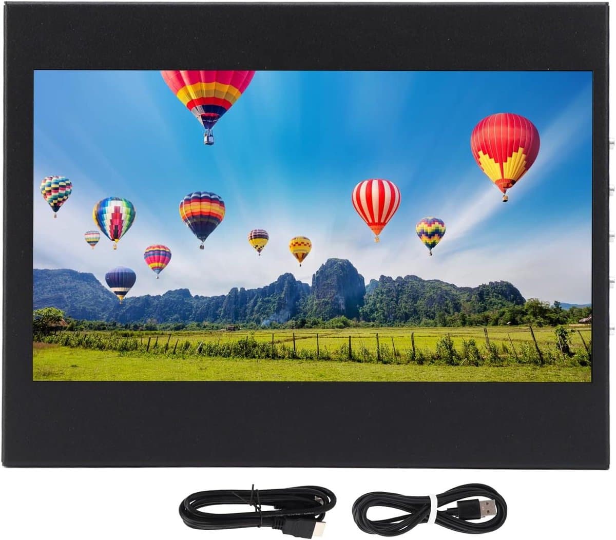 Capacitief Touchscreen - Draagbaar HD Scherm - Beeldweergave - Dubbele Luidsprekers - 7 Inch - Zwart