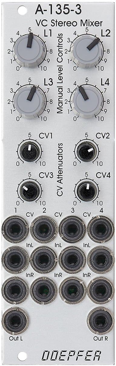 Doepfer A-135-3 VC Stereo Mixer - Mixer modular synthesizer