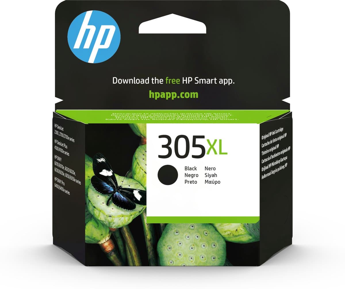 HP 305XL - Inktcartridge - Origineel - Hoge capaciteit - Zwart