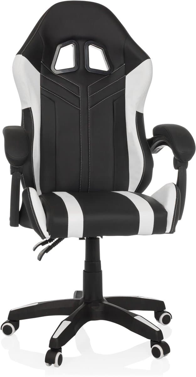 Gamingstoel / bureaustoel GAMEBREAKER W02 kunstleer zwart/wit mybuero