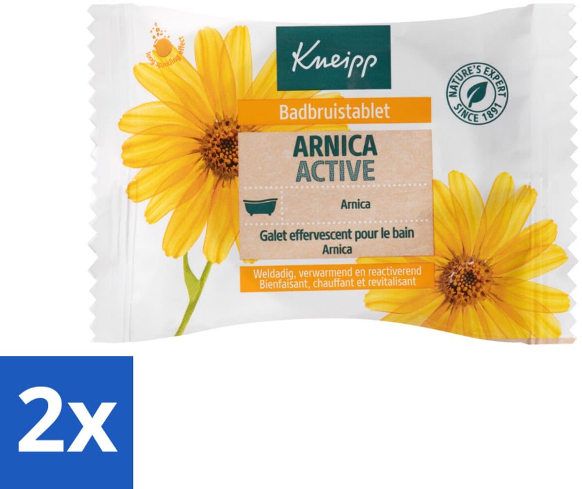 Kneipp - Badbruistablet - Arnica - Voordeelverpakking - 2 stuks