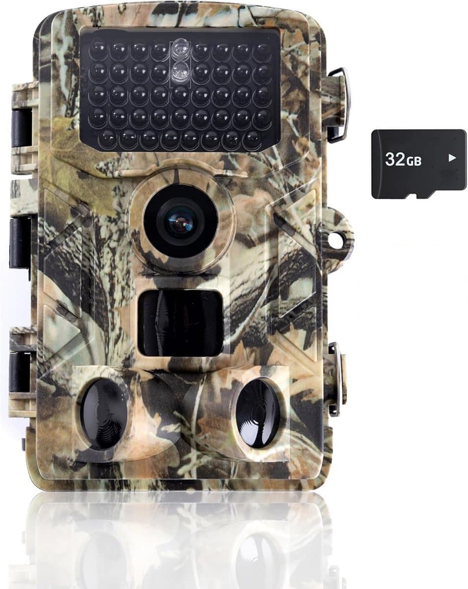 4K Wildcamera met Nachtzicht en Snelle Bewegingsdetectie voor Jacht en Natuurmonitoring