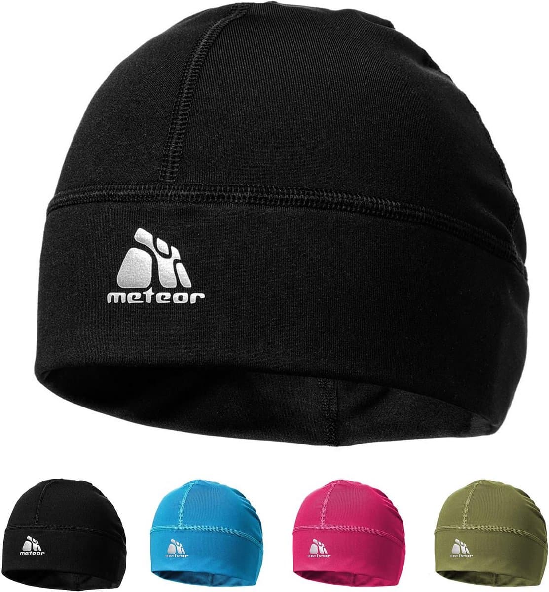 Dunne Muts voor Onder Fietshelm, Skihelm of Hardloopmuts - Unisex - Geschikt voor Heren, Dames en Kinderen