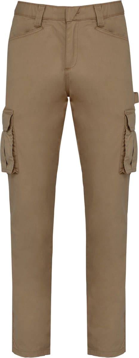 WK. Designed To Work Ecologische herencargobroek WK703 - Camel - 4XL