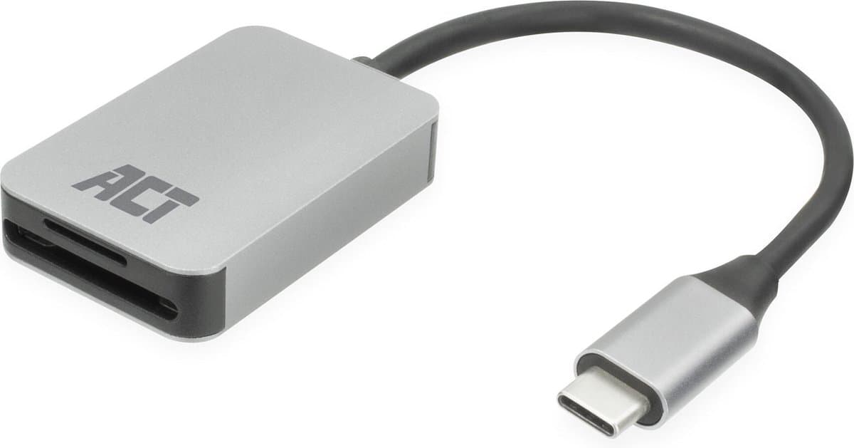ACT USB-C kaartlezer voor SD en microSD